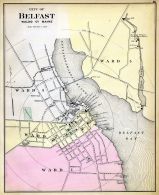 Belfast City, Maine State Atlas 1884